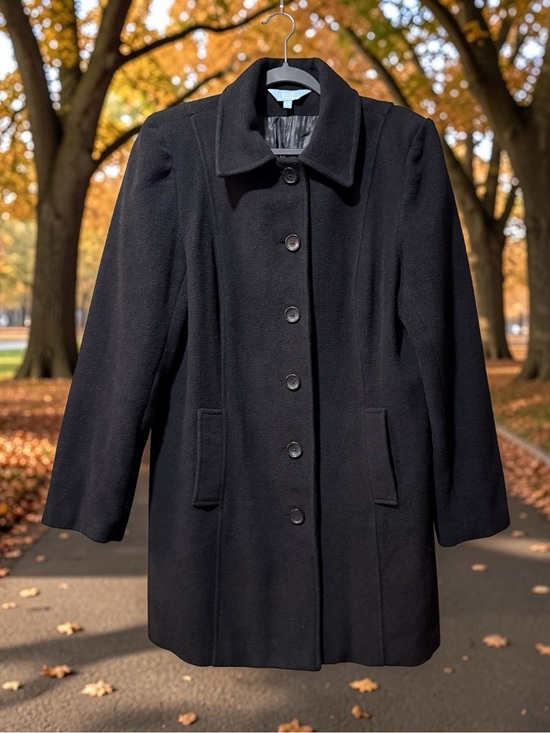 Denver Hayes Jackets & Blazers - Denver Hayes Black Wool Coat
